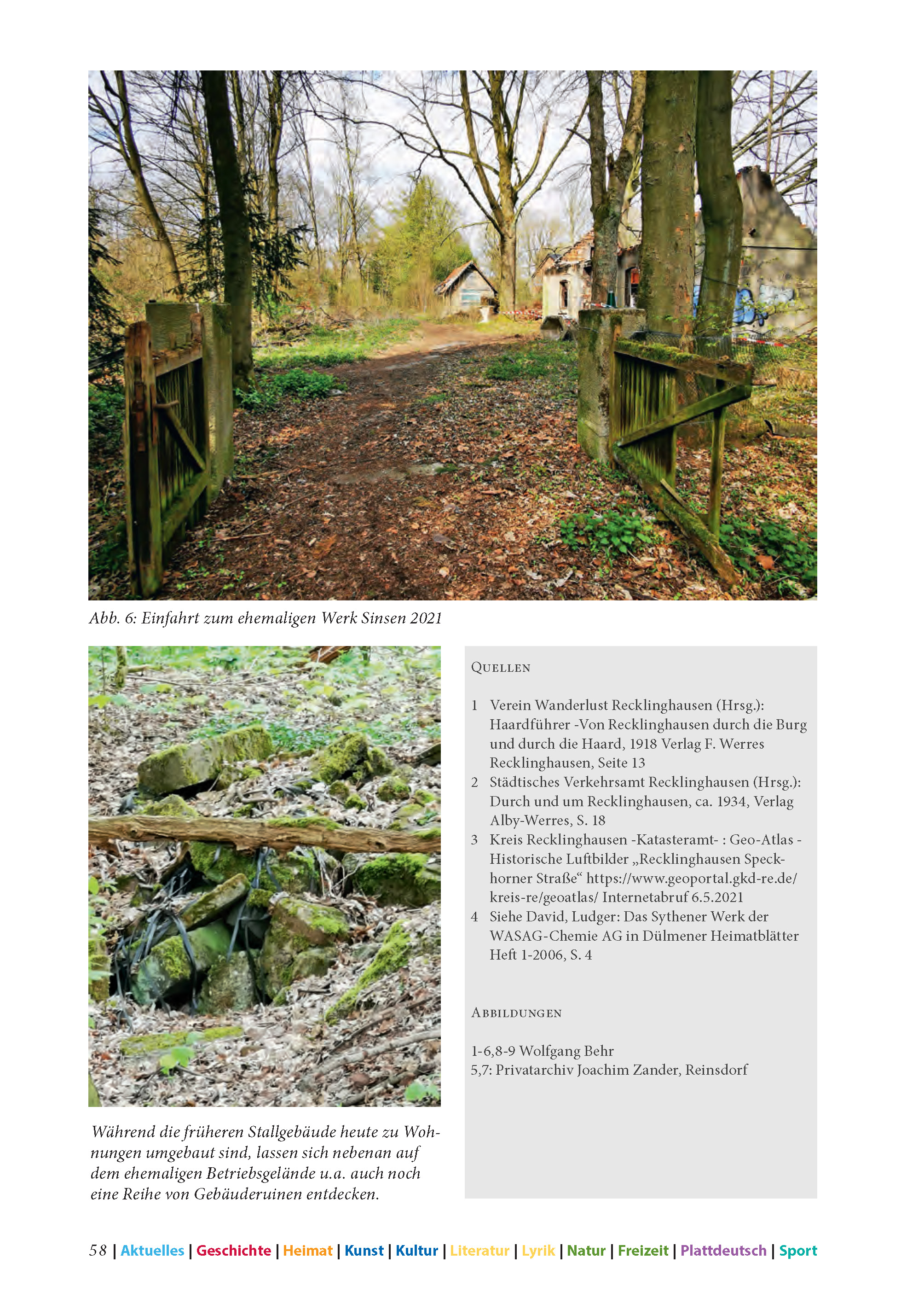 Vestischer Kalender 2022